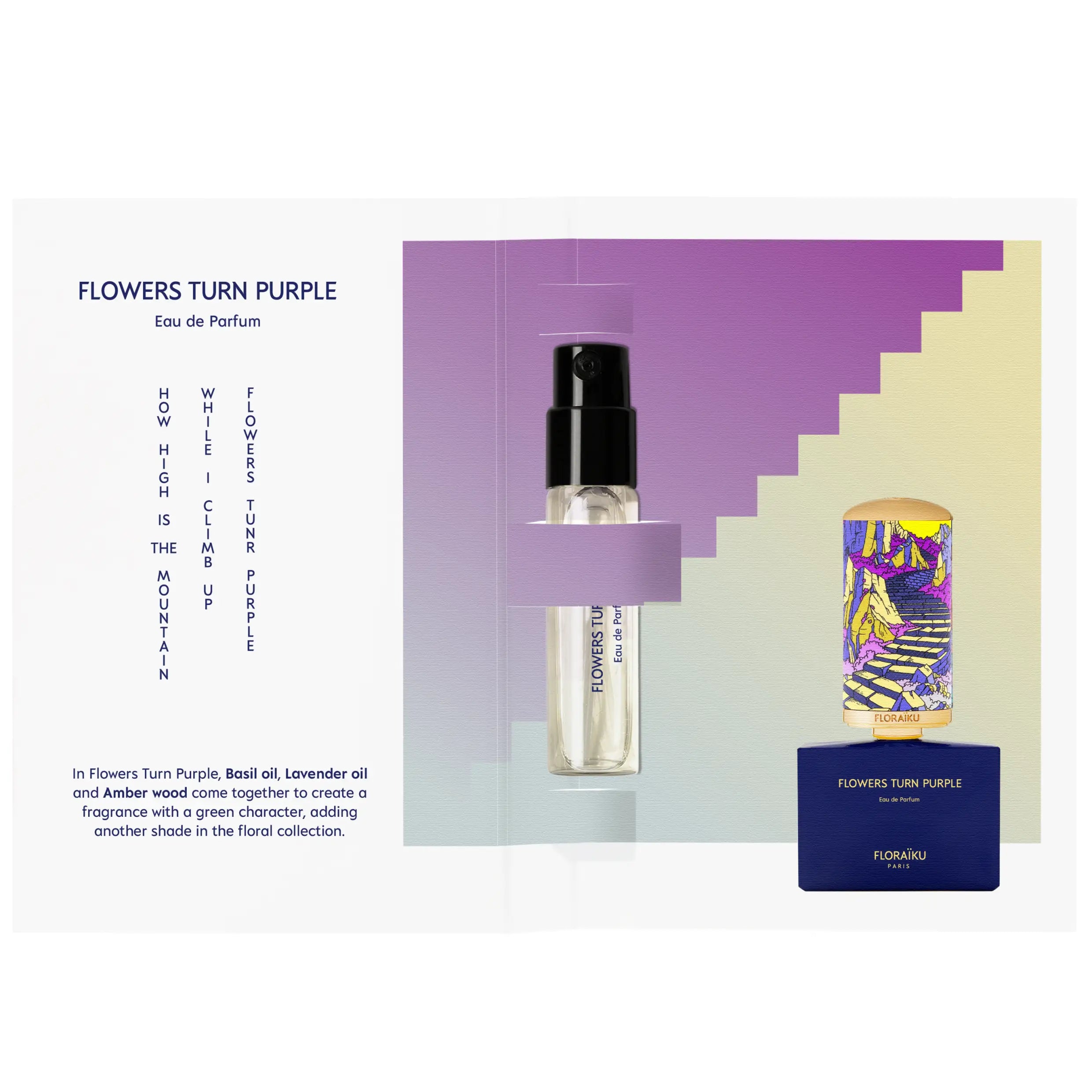 floraiku.com | FLOWERS TURN PURPLE - Sample 1.5mL - Eau de