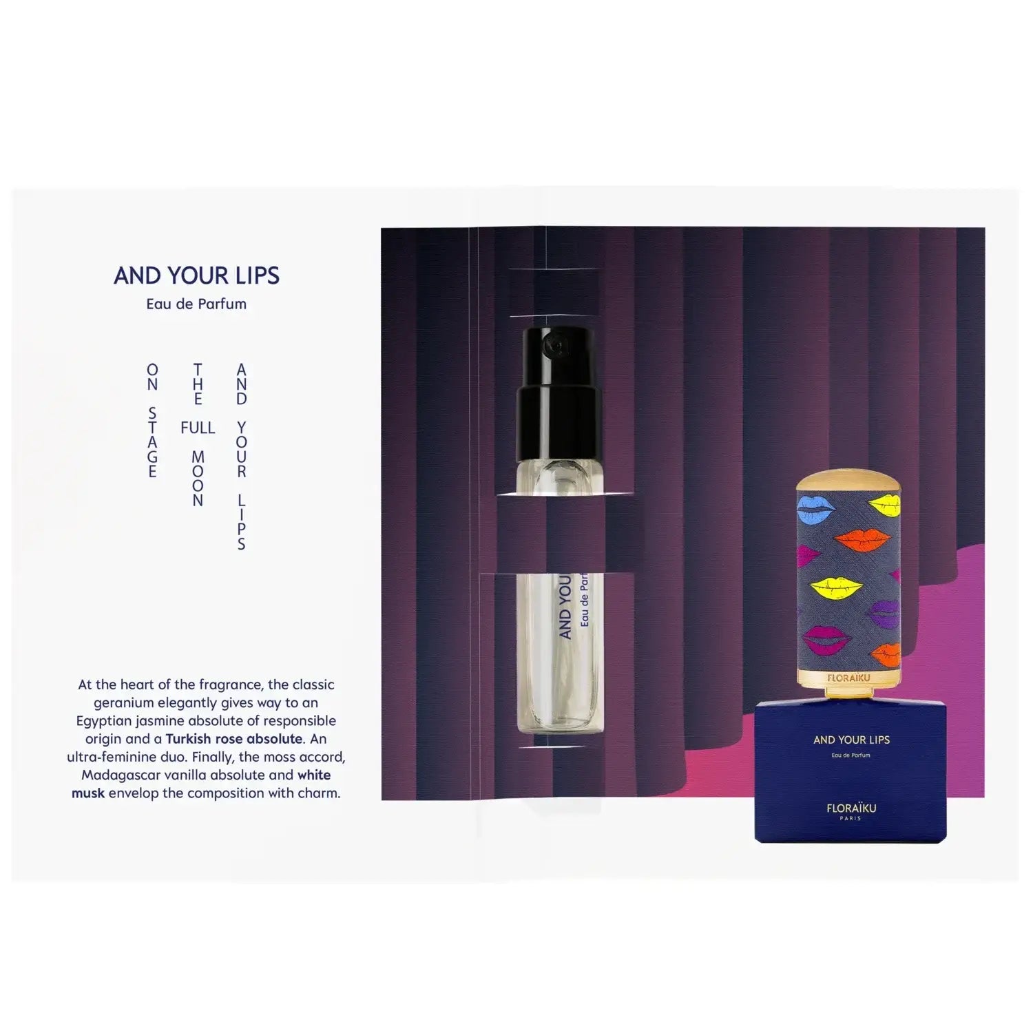 Floraïku Paris | » AND YOUR LIPS - Sample (100% off)